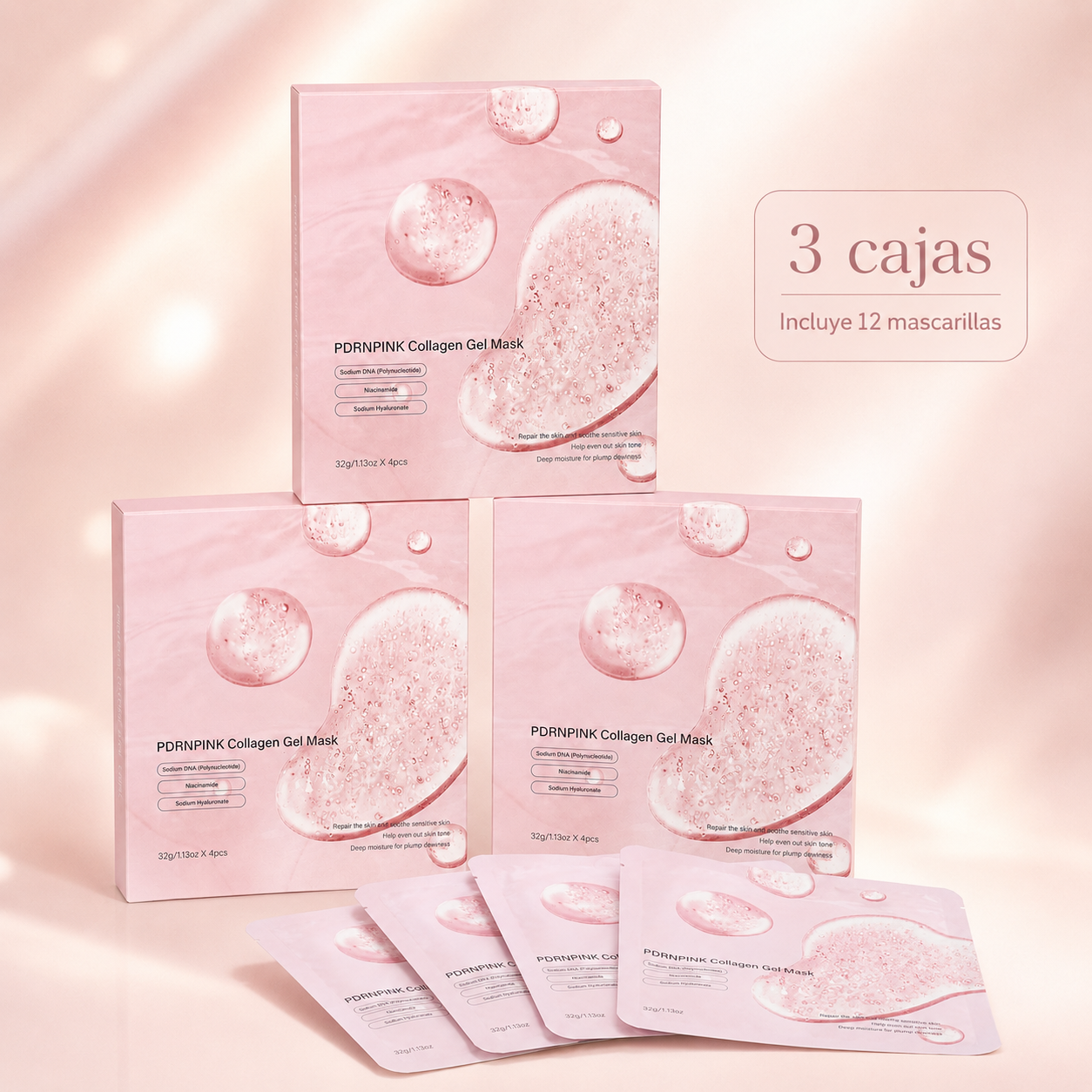 3 cajas de mascarillas